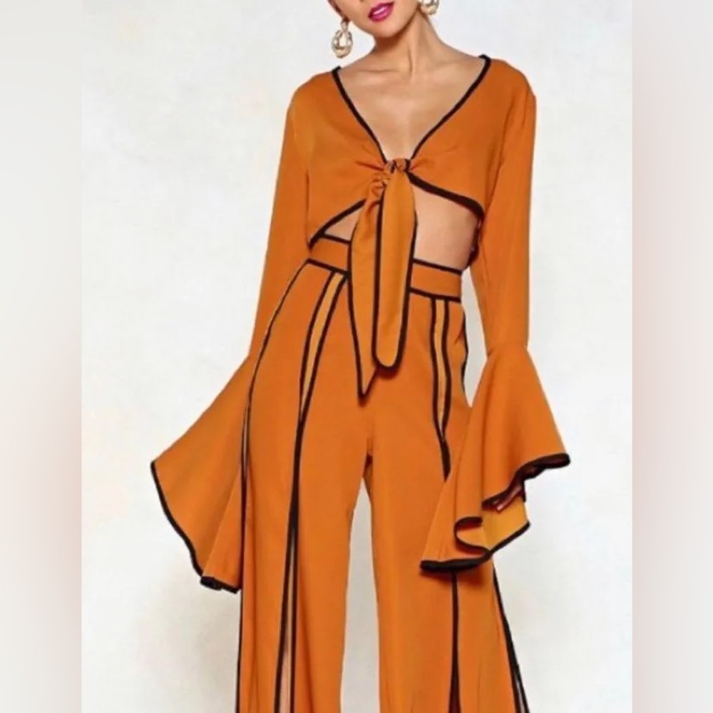 Nasty Gal Split Leg Co Ord Set